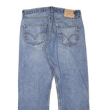 LEVI'S 501 Mens Jeans Blue Regular Straight Denim Light W32 L28 Classic Button