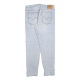 LEVI'S Womens Jeans Light Blue Slim Skinny Denim W29 L28 Cotton Blend Button