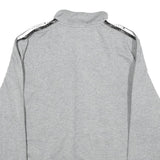 PUMA Mens Grey Cotton Track Jacket L Jersey Plain Button Casual Sportswear