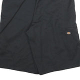 DICKIES Mens Shorts Black Casual XL W34 Workwear Durable Cotton Blend