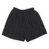 CHAMPION Womens Black Casual Shorts XL W28 Cotton Blend Comfortable Elastic