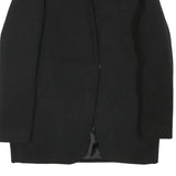 ZARA Womens Black Wool Blend Classic Jacket M Button Closure Plain Stylish