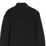 ZARA Womens Black Wool Blend Classic Jacket M Button Closure Plain Stylish