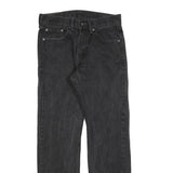 LEVI'S Mens Regular Fit Straight Leg Denim Dark Black W29 L30 Classic Zip Jeans