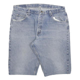 WRANGLER Mens Denim Blue Casual Shorts 2XL W36 Cotton Blend Classic Fit