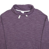 REEBOK Womens Purple Crew Neck Sweatshirt M Cotton Lightweight Casual Pullover