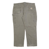 CARHARTT Mens Jeans Beige Relaxed Straight Denim Light W40 L30 Workwear Durable