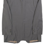 JOOP! Mens Grey Wool Regular Fit Jacket L Button Closure Plain Classic Blazer