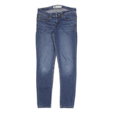 LEVI'S Womens Jeans Blue Slim Skinny Denim Light W28 L28 Zip Cotton Blend