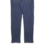 PIERRE CARDIN Mens Jeans Blue Slim Straight Denim Medium W34 L30 Stylish Zip