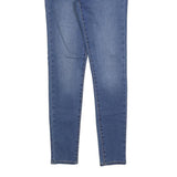 LEVI'S 710 Womens Jeans Blue Slim Skinny Denim Medium W25 L27 Stretch Zip