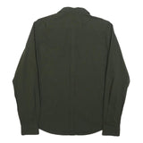 DKNY Mens Green Shirt L Cotton Classic Button Shirt Long Sleeve