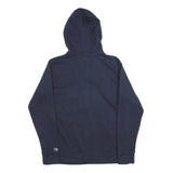 CHAMPION Mens Navy Blue Full Zip Hoodie M Cotton Blend Casual Zip Up