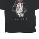 WWE Mens Black Ciampa Graphic T-Shirt XL Short Sleeve Crew Neck Wrestling Fan