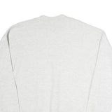 LEE Mens Grey Crew Neck XL MIT Chest Logo Cotton Sweatshirt Pullover