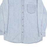 CALVIN KLEIN JEANS Mens Blue Denim Shirt S Lightweight Cotton Casual