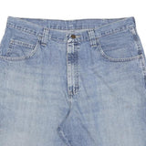 CARHARTT Mens Denim Blue Casual Shorts L W34 Workwear Pocket Detail
