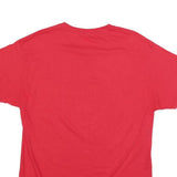 RUSSELL ATHLETIC Mens Red Western Kentucky Hilltoppers Graphic T-Shirt L Short