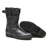 PALLADIUM Womens Leather Ankle Boots Black UK 4 Stylish Casual Footwear