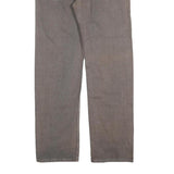 LEVI'S 505 Mens Jeans Grey Regular Straight Denim Raw W34 L32 Zip Closure