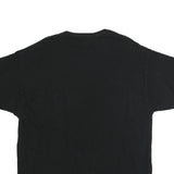 CHAMPION Mens Black XL Graphic T-Shirt Short Sleeve Crew Neck Cotton Casual