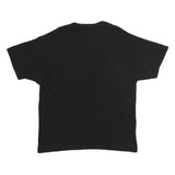 CHAMPION Mens Black XL Graphic T-Shirt Short Sleeve Crew Neck Cotton Casual