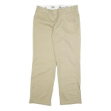 CARHARTT Womens Cotton Blend Beige Regular Straight Trousers W35 L31 Workwear