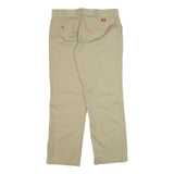 CARHARTT Womens Cotton Blend Beige Regular Straight Trousers W35 L31 Workwear