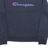 CHAMPION Mens Navy Blue Sweatshirt XL Crew Neck Cotton Blend Pullover Casual