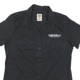 DICKIES Womens Black Work Shirt M Tannahill's Tavern Music Hall Logo