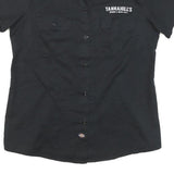 DICKIES Womens Black Work Shirt M Tannahill's Tavern Music Hall Logo