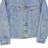 LEE Mens Blue Denim Classic Jacket XL Cotton Blend Button Closure Casual Retro