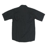 WRANGLER Mens Black & Beige Short Sleeve Shirt S Button Casual Workwear