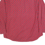 GAP Mens Red Paisley Pattern Shirt L Cotton Long Sleeve Casual Stylish