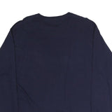 CHAMPION Mens Blue Long Sleeve Crew Neck Graphic T-Shirt XL Cotton