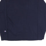 CHAMPION Mens Blue Long Sleeve Crew Neck Graphic T-Shirt XL Cotton