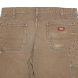 DICKIES Mens Shorts Beige Casual 2XL W36 Cotton Blend Workwear Relaxed Fit
