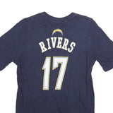 NFL Womens Navy Blue Chargers 17 T-Shirt XL Short Sleeve Crew Neck Football