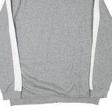 PUMA Mens Grey & White Track Jacket L Cotton Blend Plain Zip Comfort Sport