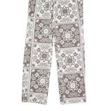 PACSUN Womens Regular Fit Button Closure Printed Cotton Blend Jeans W26 L33