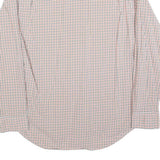 TOMMY HILFIGER Mens White & Red Checked Shirt XL Button Down Casual Cotton Blend