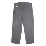 DICKIES Mens Regular Fit Grey Denim W38 L32 Workwear Zip Closure Jeans