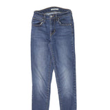 LEVI'S Womens Blue Slim Skinny Denim Medium W22 L32 Stretch Cotton Blend Jeans