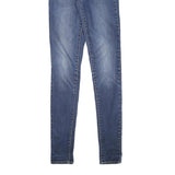 LEVI'S Womens Blue Slim Skinny Denim Medium W22 L32 Stretch Cotton Blend Jeans