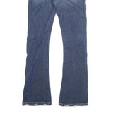 LEVI'S 504 Womens Jeans Blue Regular Straight Denim Medium W26 L30 Classic Style