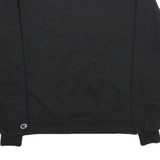 CHAMPION Mens Black Ball U Crew Neck M Cotton Blend Sweatshirt Casual Pullover