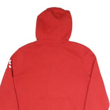 NIKE Mens Red Cascades Graphic Pullover Hoodie L Sports Casual Cotton Blend