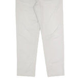 TRUSSARDI Mens Jeans White Regular Straight Denim W35 L27 Zip Cotton Blend