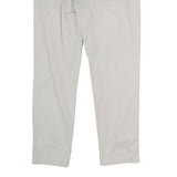 TRUSSARDI Mens Jeans White Regular Straight Denim W35 L27 Zip Cotton Blend