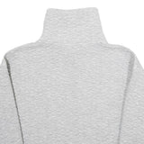 CALVIN KLEIN PERFORMANCE Womens Grey Quilted High Neck Sweatshirt M Comfortable